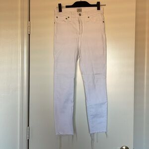 J CREW white jeans
